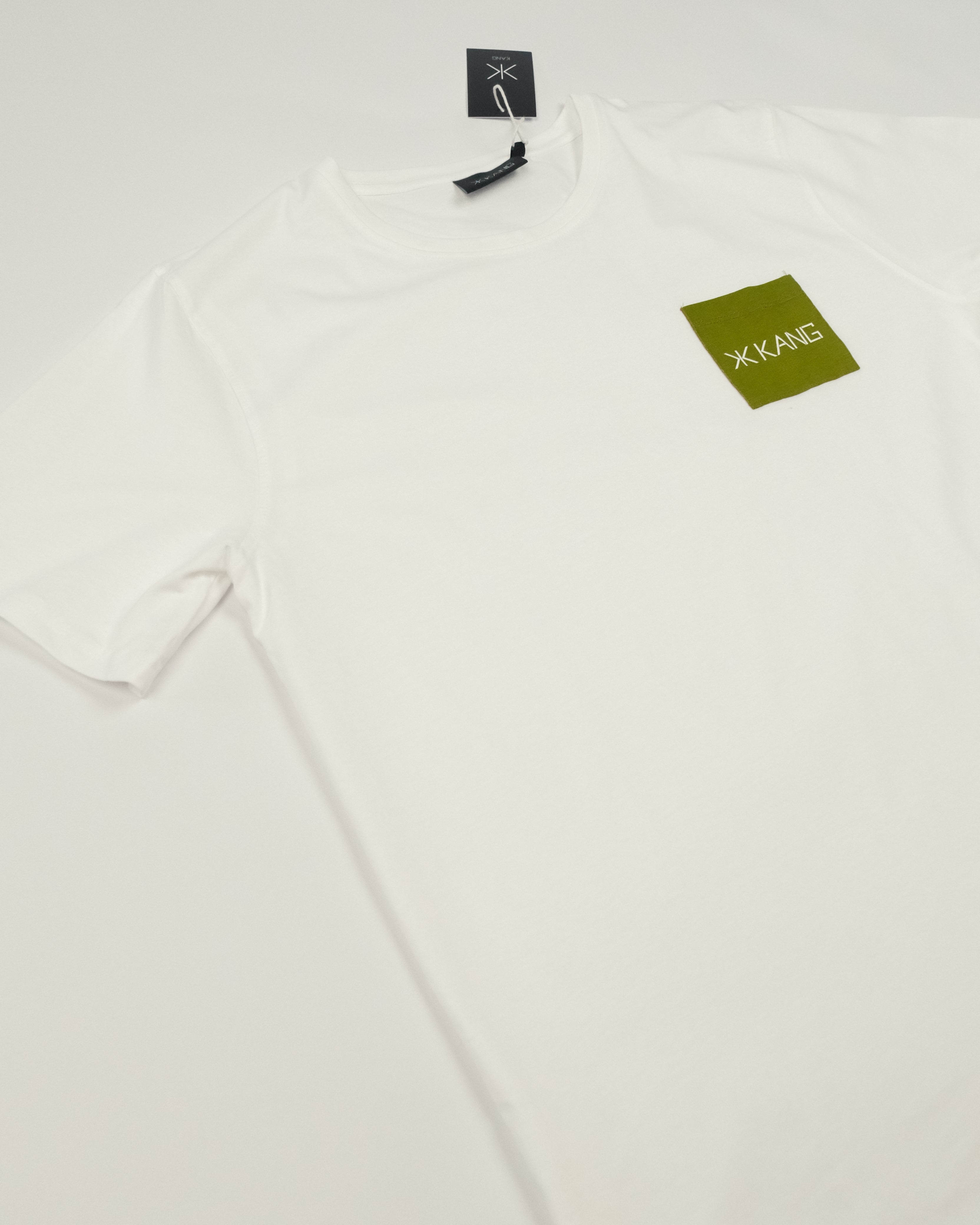 Kang Pocket T-Shirt, Weiß