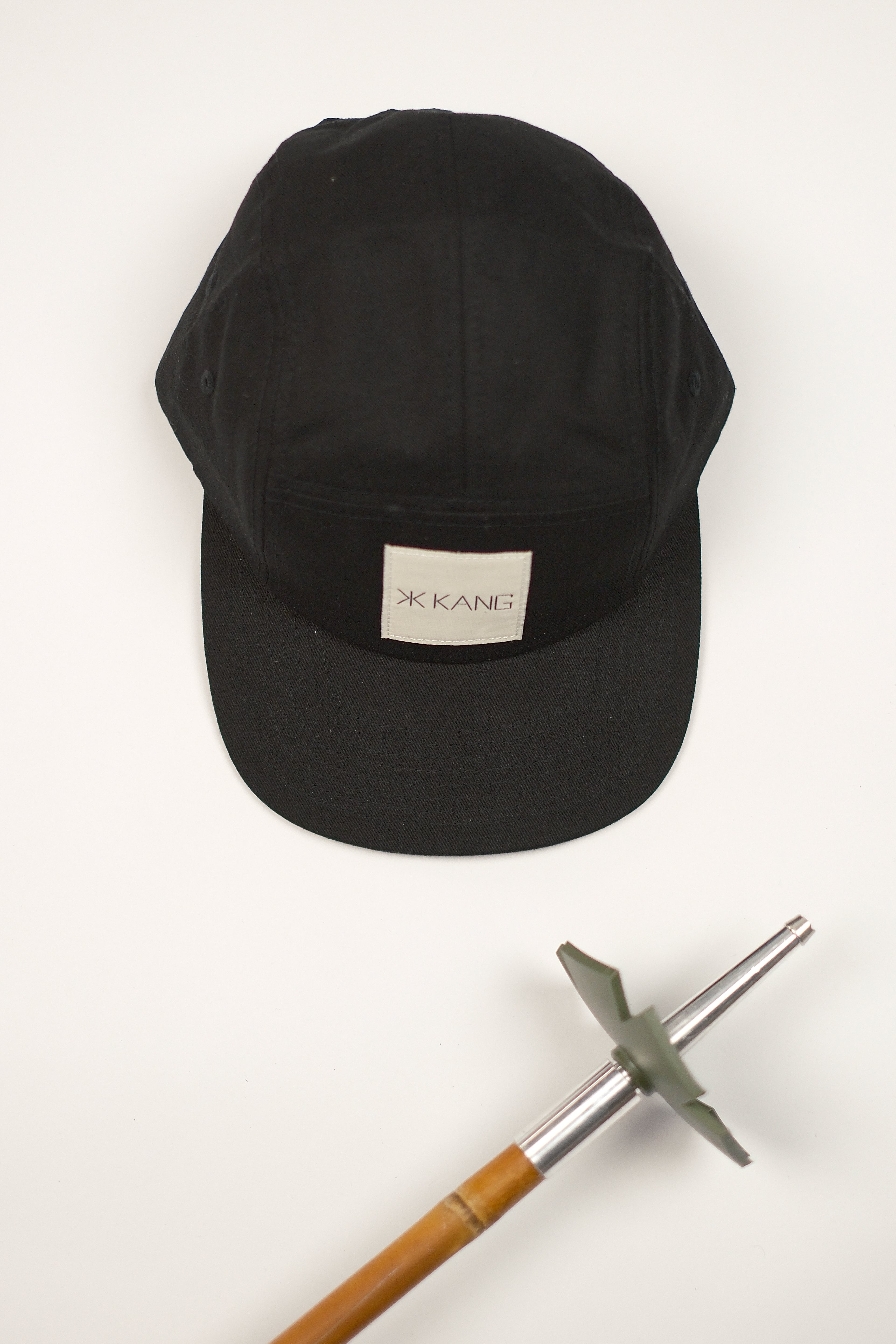 5-Panel Explorer Cap, Schwarz