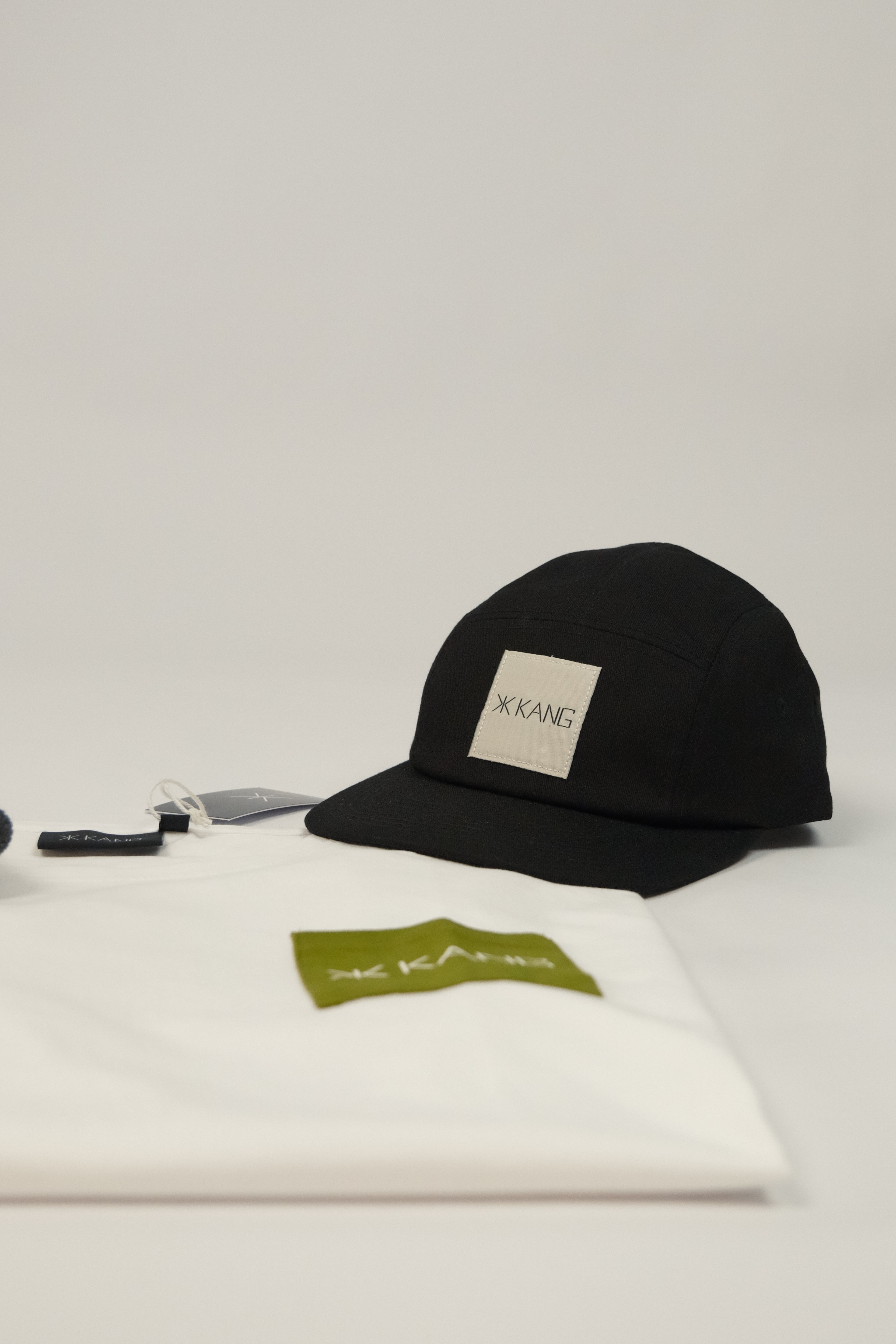 5-Panel Explorer Cap, Schwarz