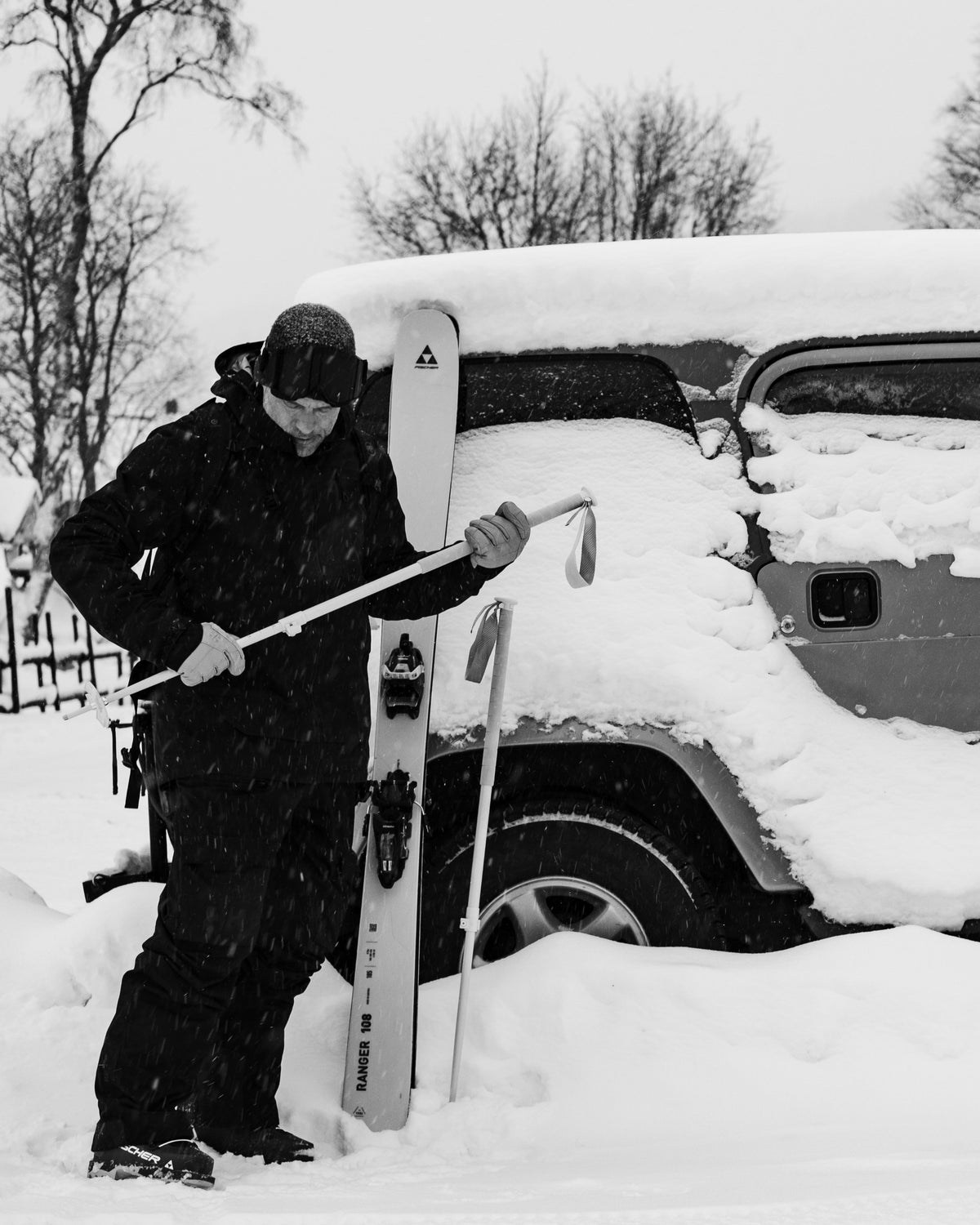 Sverre Liliequist with Kang poles in Åre